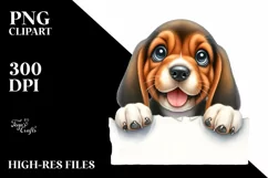 Cute Baby Bloodhound | Sublimation | Clipart Product Image 3