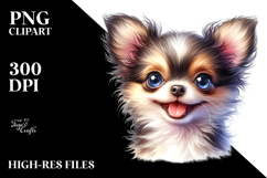 Playful Chihuahua Illustration, High-Res PNG Product Image 2