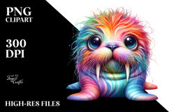 Colorful Baby Walrus Clipart Product Image 2