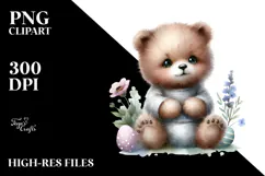 Cute Baby Bear, Transparent PNG Product Image 2