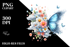 Butterfly made of Splashes, Transparent PNG Product Image 2