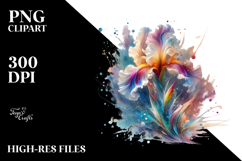 Iris, Watercolor PNG Product Image 2