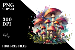 Glossy Magical Mushroom PNG Product Image 2