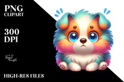 Crazy Looking Baby Shetland Sheepdog | Sublimation | Clipart Product Image 3