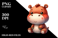 Vibrant Watercolor Colorful Brownish | Sublimation | Clipart Product Image 2