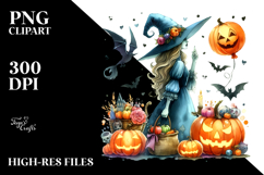 Witch for Halloween Clipart Product Image 2