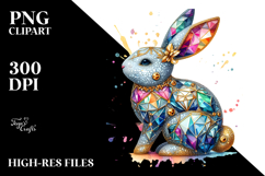Shiny Diamond Bunny, PNG Product Image 2