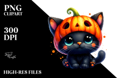 Vibrant Halloween Black Cat Product Image 2