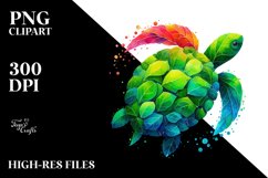 Vibrant Turtle PNG Product Image 3