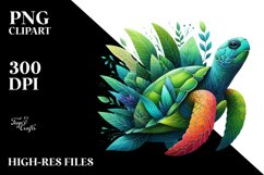 Vibrant Turtle PNG Product Image 3
