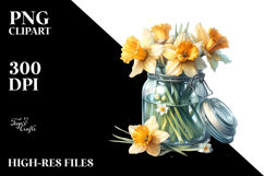 Jar Daffodil Rainbow Product Image 2