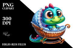 Vibrant Crazy Eyes Baby Dinosaur Product Image 2
