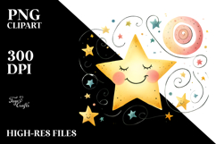 Simple Smiling Star PNG Product Image 2