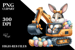 Bunny with Excavator Full of Easter Eggs Product Image 2