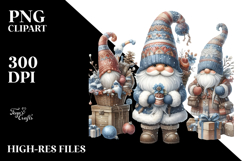 Detailed Winter Gnome PNG Product Image 2