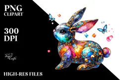 Bunny Made of , Transparent PNG Product Image 2