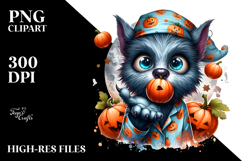 Funny Werewolf in Pajamas PNG Product Image 2