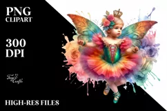 Baby Fairy Gavotte Dancer, PNG Product Image 3