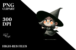 Magical Witch, Happy PNG Product Image 2
