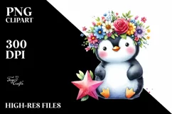 Cute Baby Penguin Medley, Transparent PNG Product Image 3
