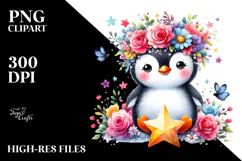 Cute Baby Penguin Medley, Transparent PNG Product Image 2