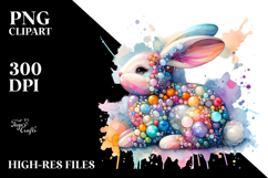 Colorful Bunny in , PNG Product Image 2