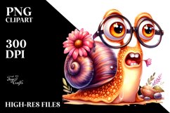 Expressive Snail with es and Confused Expression Product Image 1