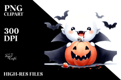 Simple Halloween Vampire Bite Watercolor PNG Product Image 2