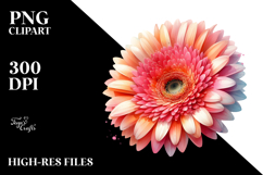 Watercolor Vibrant Gerbera Glossy Pets Product Image 2