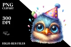 Cute Baby Hummingbird PNG Product Image 1