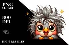 cute colorful baby parrot clipart Product Image 3