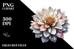 Shiny Dahlia Splash Clipart Product Image 1