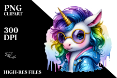 Cute Unicorn Playing PNG Product Image 2