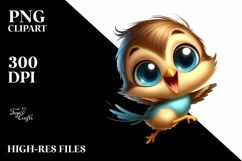 Colorful Baby Hummingbird Clipart Product Image 1
