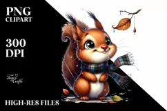 Funny Squirrel Portrait with Tongue Out | Sublimation Product Image 3