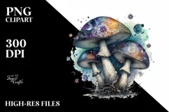 Detailed Mystical Mushroom PNG Product Image 3