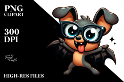 Charming Bat with Sunglasses, Vector PNG Product Image 2