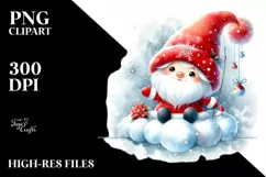 Vintage Baby Gnomes, High-Res PNG Product Image 1