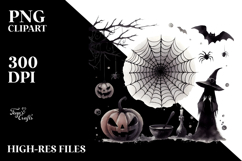 Halloween Cobweb, White Background Product Image 2