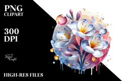 Abstract Freesia PNG Product Image 2