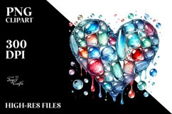 Watercolor Heart PNG Product Image 2