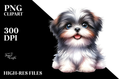 Happy Baby Shih Tzu PNG Product Image 2