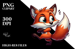 Sarcastic Fox Dancing PNG Product Image 2