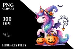 Simple Watercolor Vibrant Unicorn Product Image 1