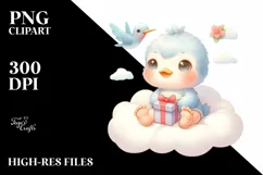 Cute Baby Hummingbird, High-Res PNG Product Image 1