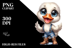 Baby Swan Cowboy Boots Sublimation Product Image 2