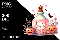 Cute ELIXIR Retro Halloween PNG Product Image 2