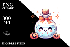 Cute ELIXIR Retro Halloween PNG Product Image 2