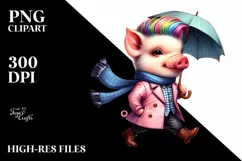 Expressive Baby Pig, Transparent PNG Product Image 3