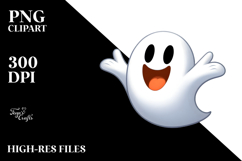 Artistic Ghost, Playful PNG Product Image 2